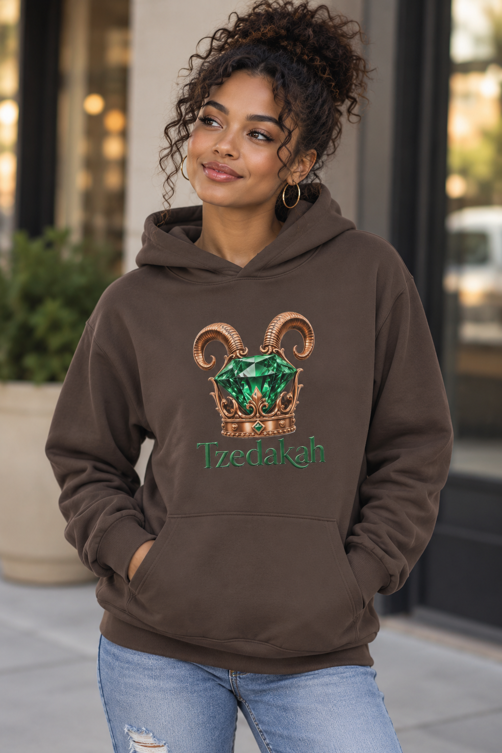 The "Tzedakah" Oversized Icon Hoodie