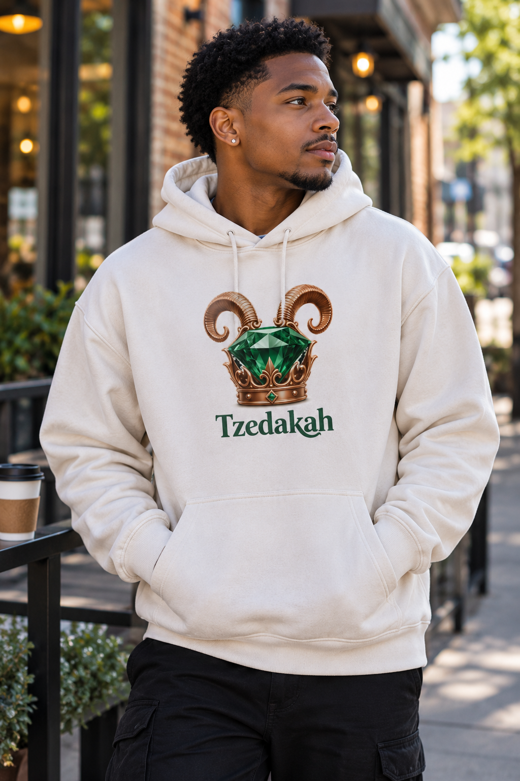 The "Tzedakah" Oversized Icon Hoodie