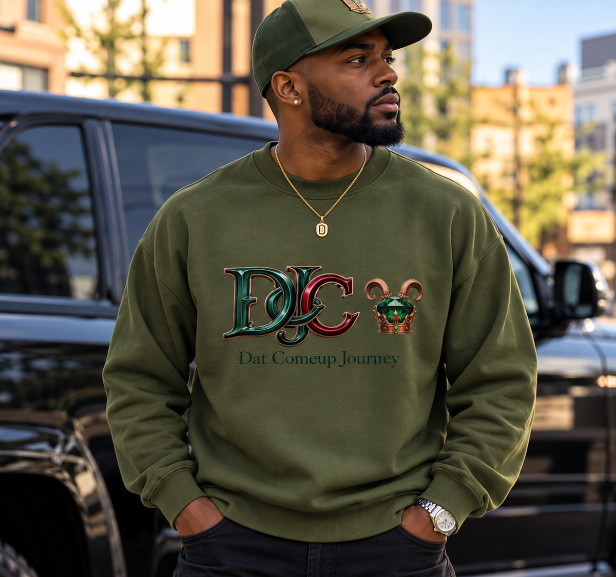 Mens "DJC" Crewneck Sweatshirt